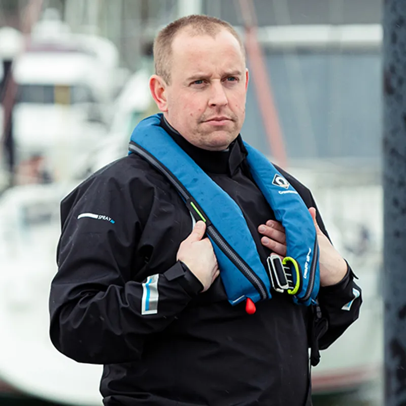 Crewsaver Crewfit 165N Sport Automatic Life Jacket Blue-1